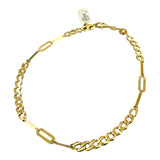 18K Solid Gold Cuban Paperclip CHAIN Anklet