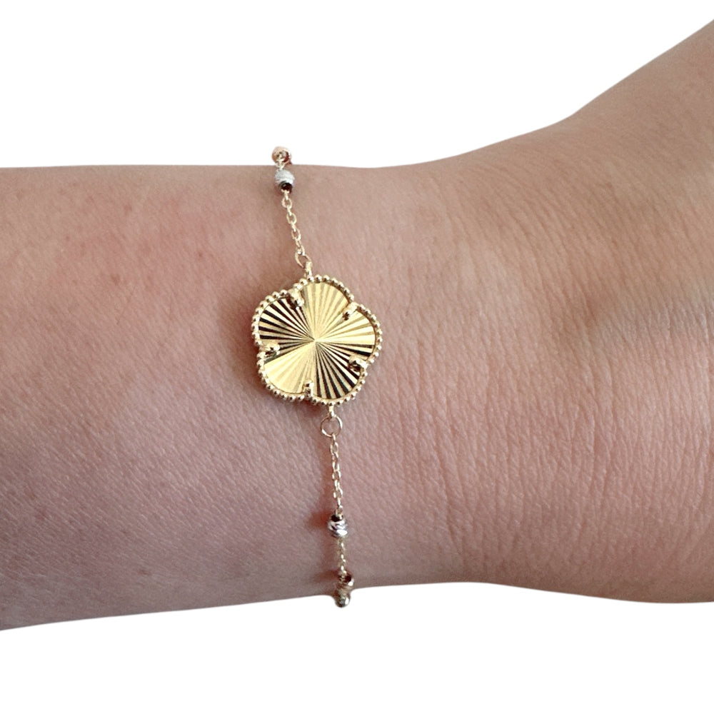 18K Gold Multicolor Chain Bracelet