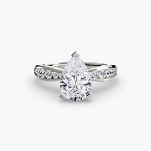 Solitaire with Pavé 3
