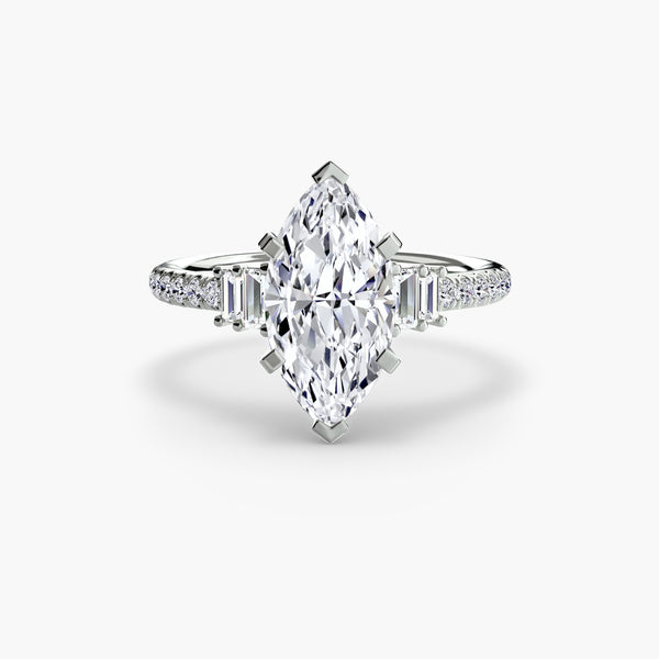 Solitaire with Pavé 4