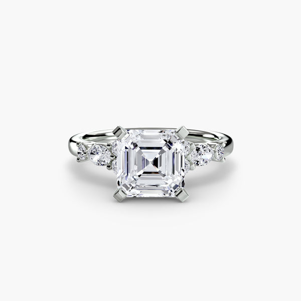 The Floral Accent Solitaire
