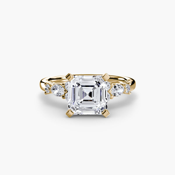 The Floral Accent Solitaire