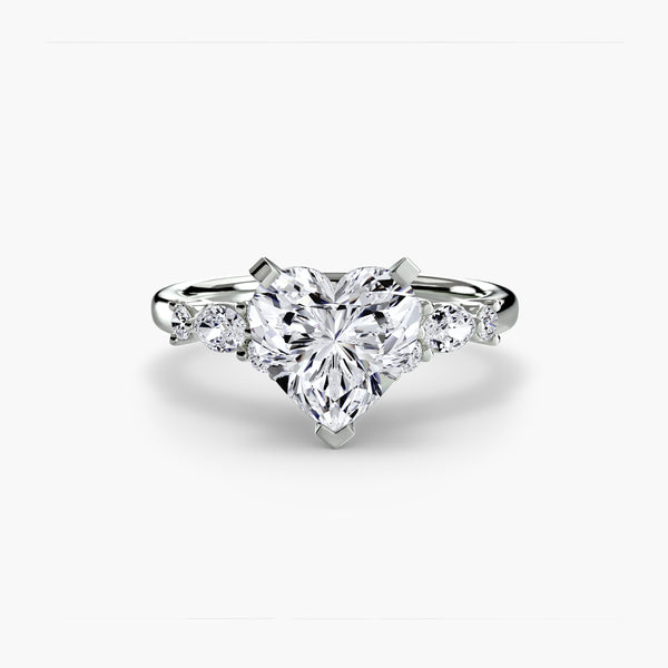 The Floral Accent Solitaire