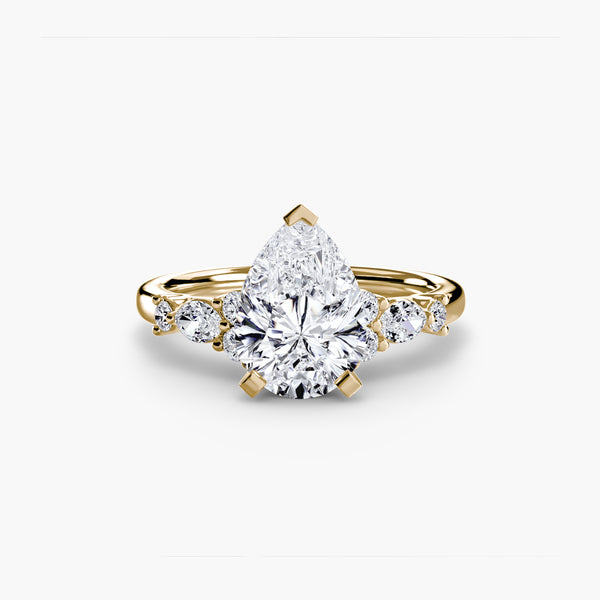 The Floral Accent Solitaire