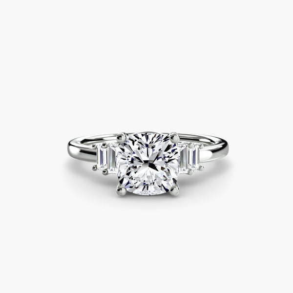 Baguette Accent Solitaire