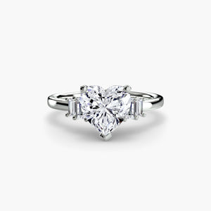 Baguette Accent Solitaire
