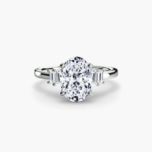 Baguette Accent Solitaire