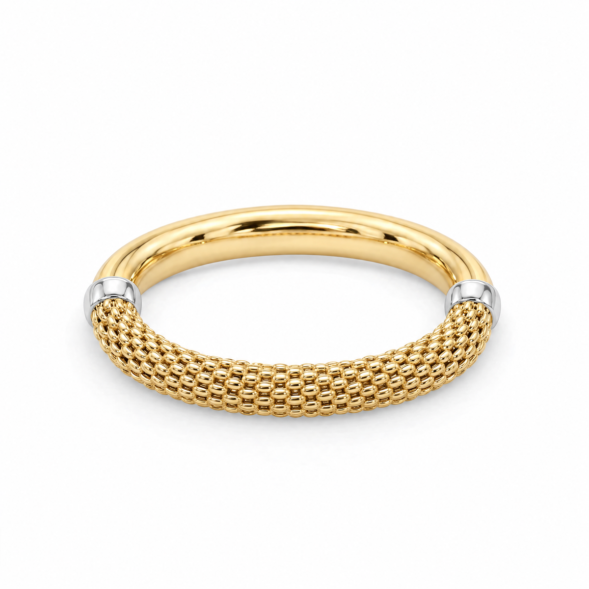 18K Two Tone Gold Ring