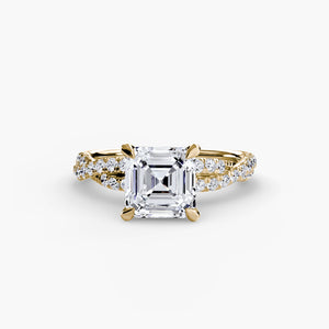 The Twisted Pavé Solitaire