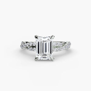 The Twisted Pavé Solitaire