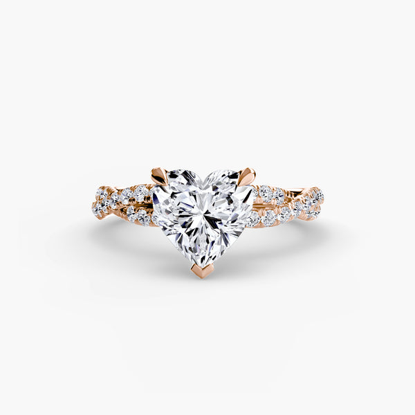The Twisted Pavé Solitaire