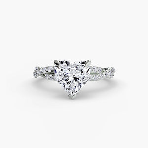 The Twisted Pavé Solitaire