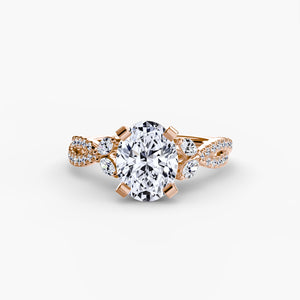 The Twist Pavé Ring