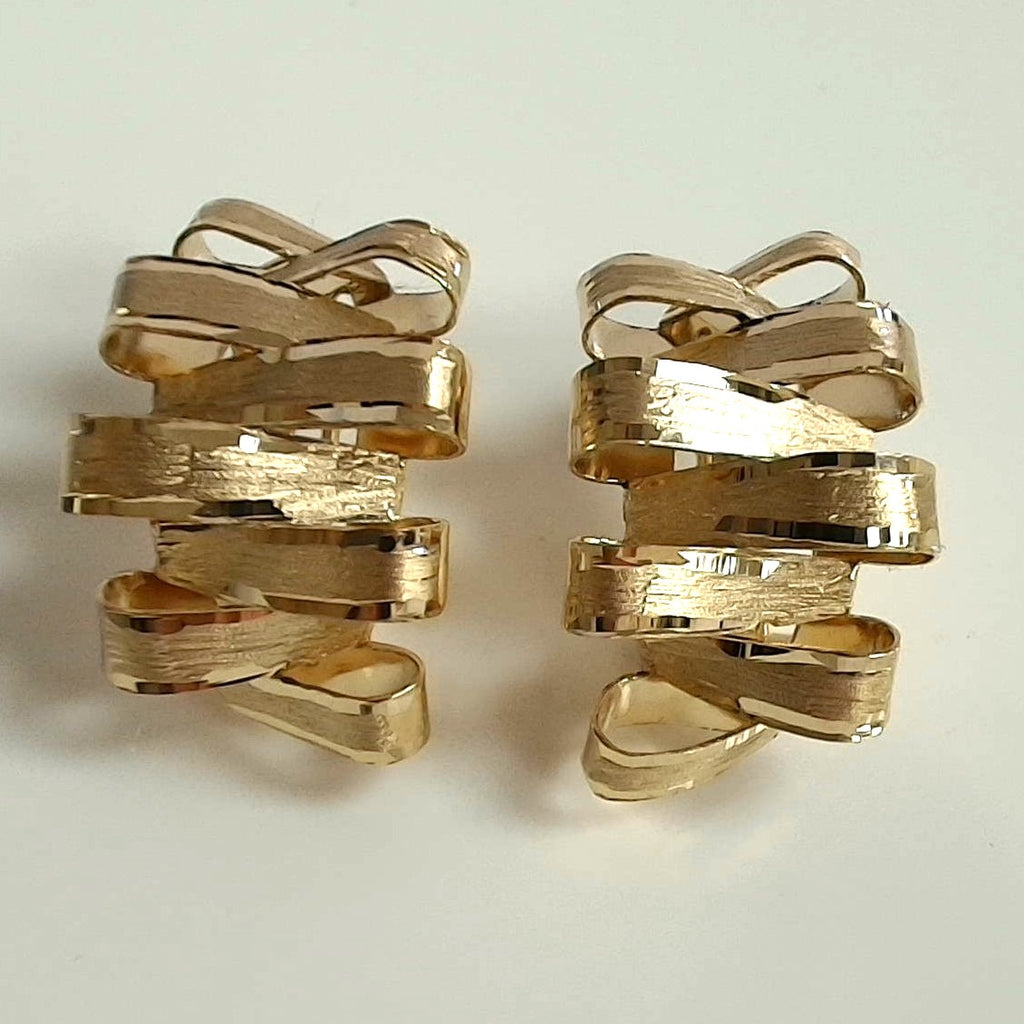 18K Yellow Gold Earrings