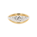 18K Two Tone Gold Ring