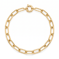 18K Yellow Gold Chain Bracelet