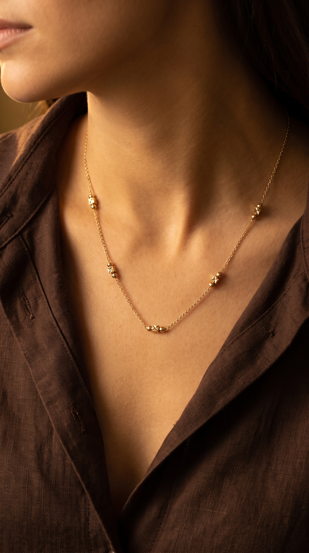 18K Yellow Gold Necklace