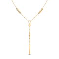18K Yellow Gold Drop Necklace