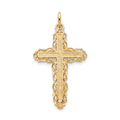 18K Yellow Gold Cross Pendant