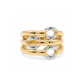 18K Two Tone Gold Ring