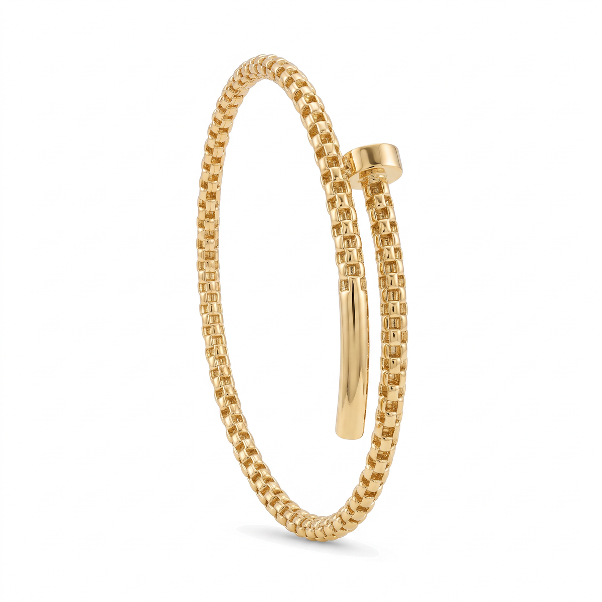 18K Yellow Gold Cuff Bracelet