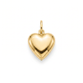 18K Yellow Gold Heart Pendant