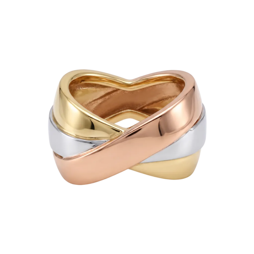 18K Multicolor Gold Ring