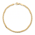Men 18K Yellow Gold Chain Bracelet
