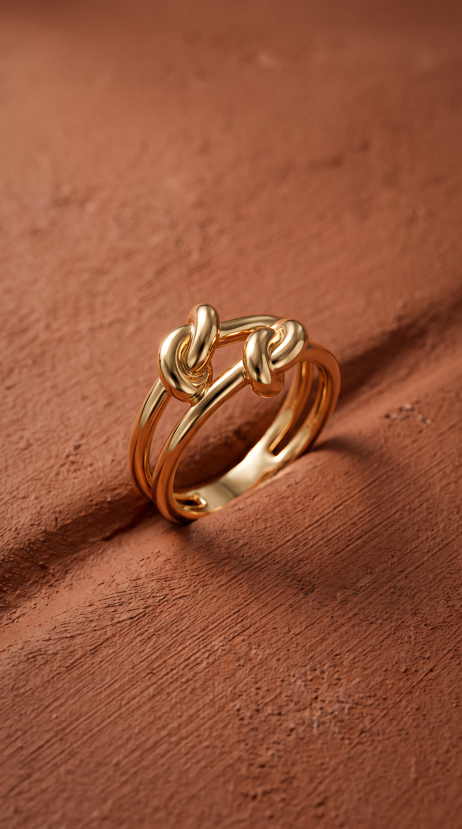 18K Yellow Gold Knot Ring