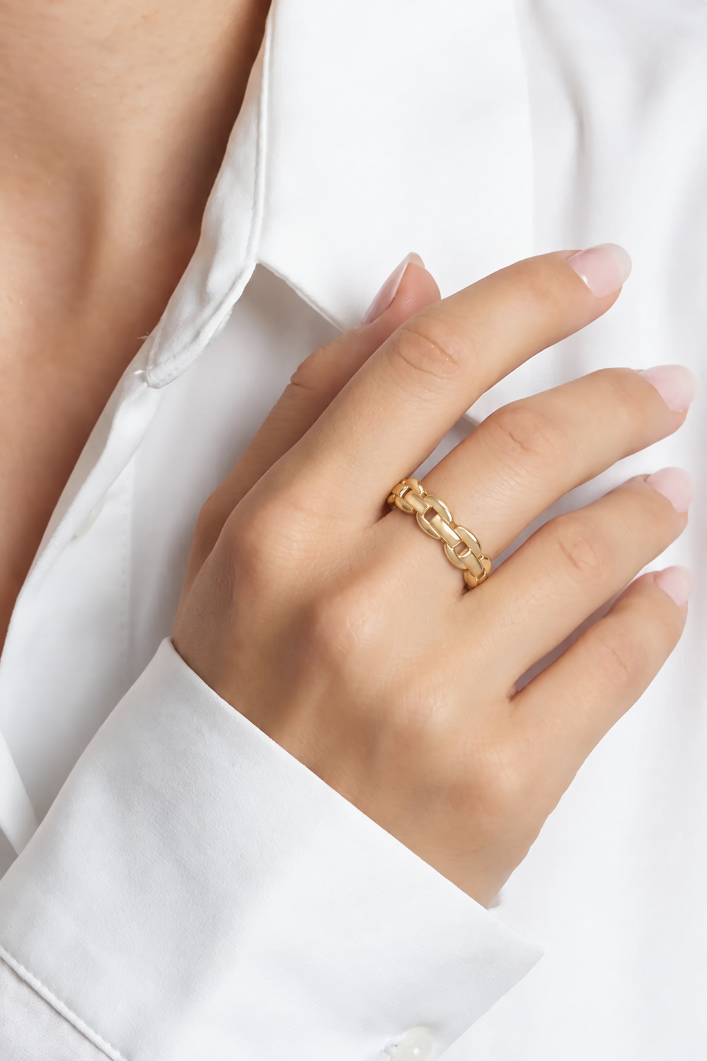 18K Yellow Gold Ring