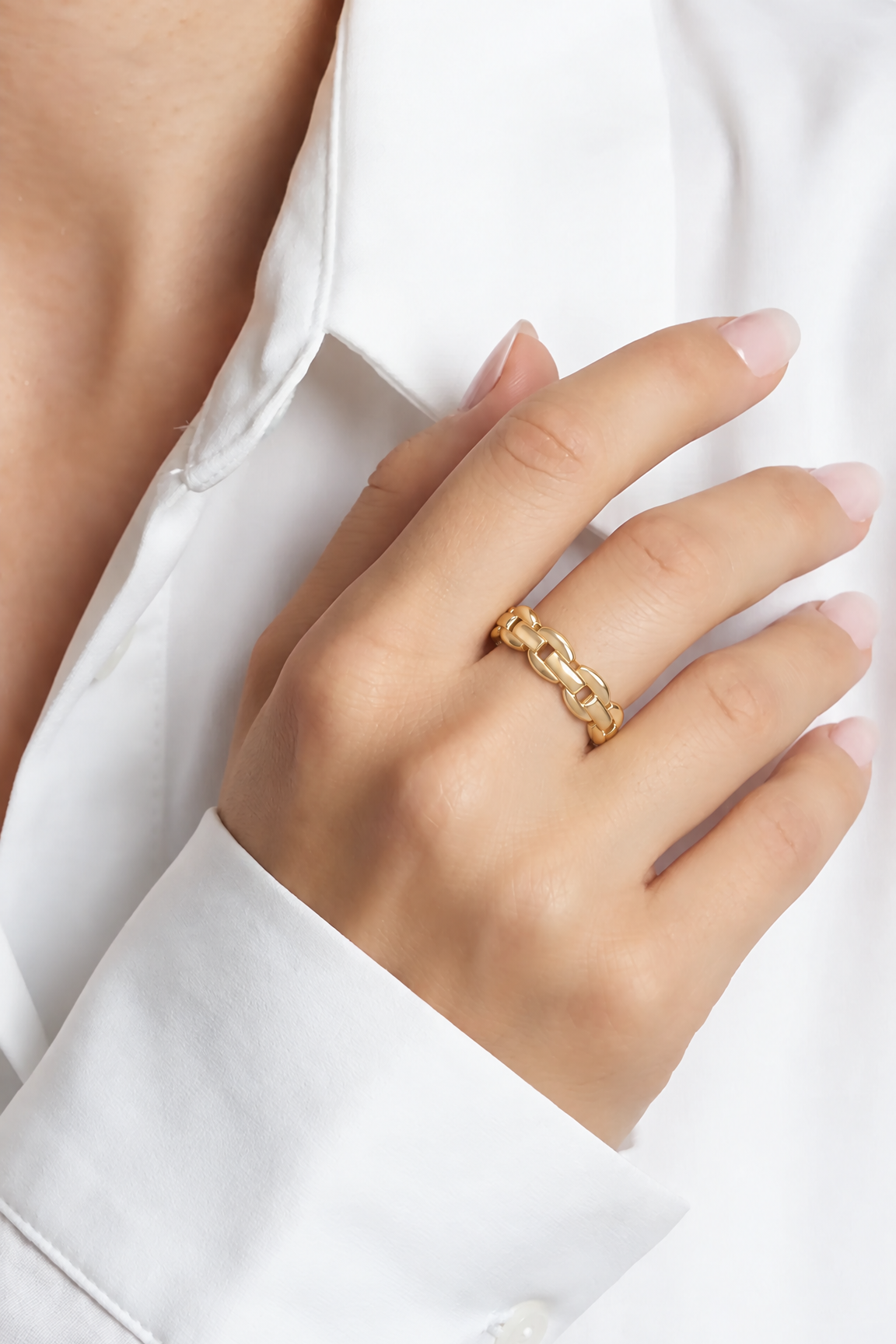 18K Yellow Gold Ring