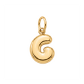 18K Yellow Gold Letter G Pendant