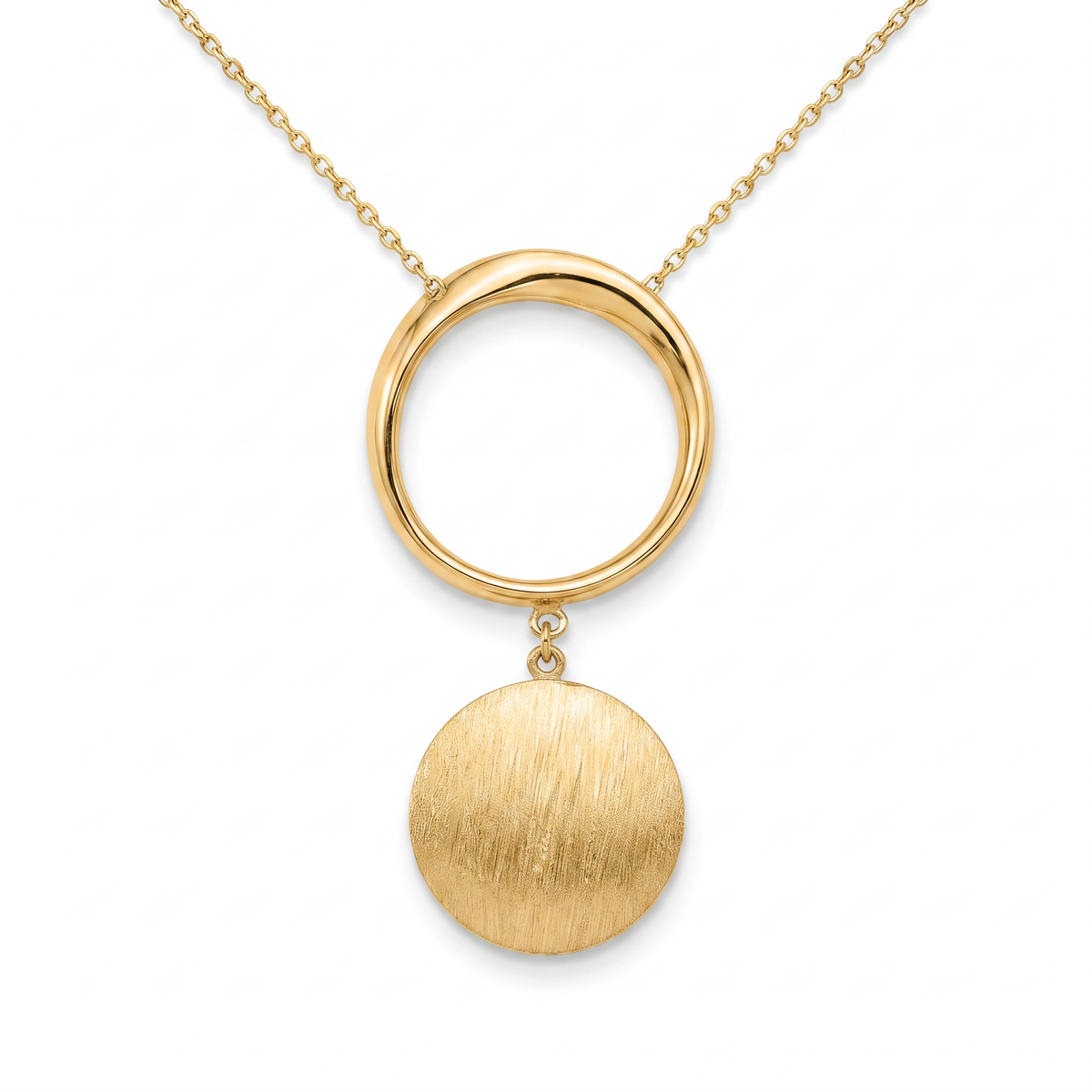 18K Yellow Gold Chain Necklace