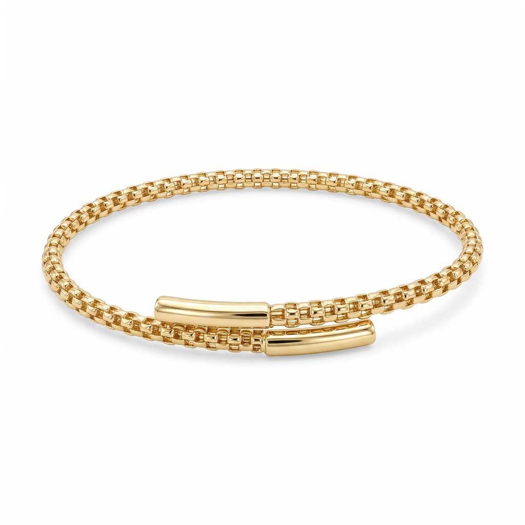 18K Yellow Gold Cuff Bracelet
