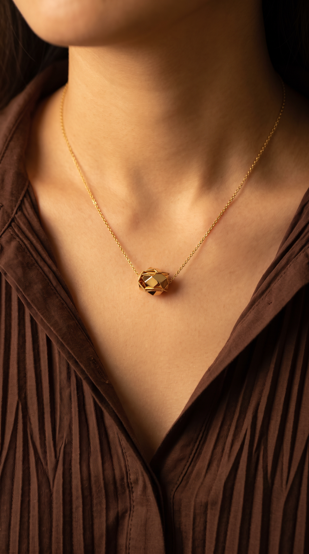 18K Yellow Gold Chain Necklace