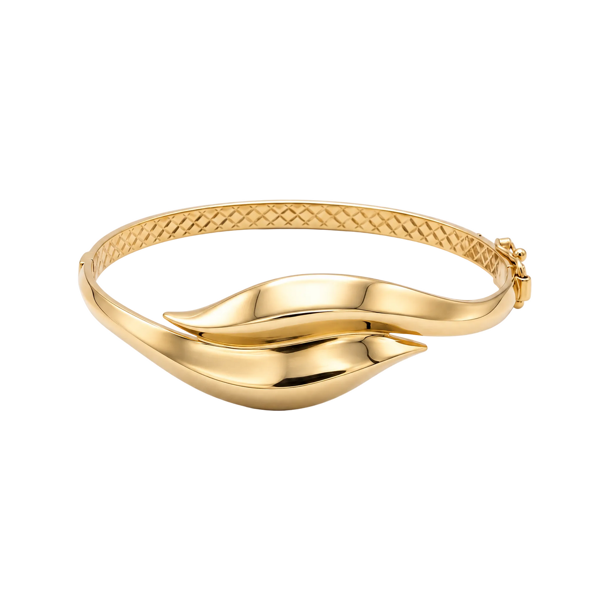 18K Yellow Gold Bangle Bracelet