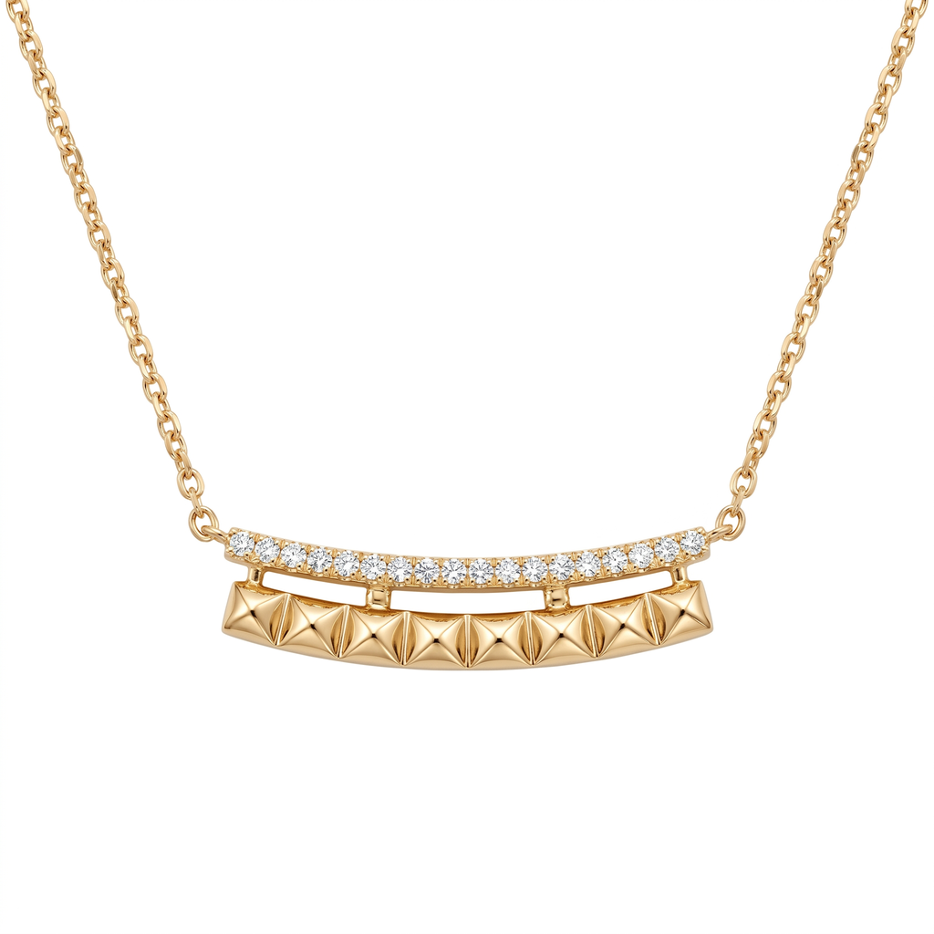 Diamond Yellow Gold Necklace