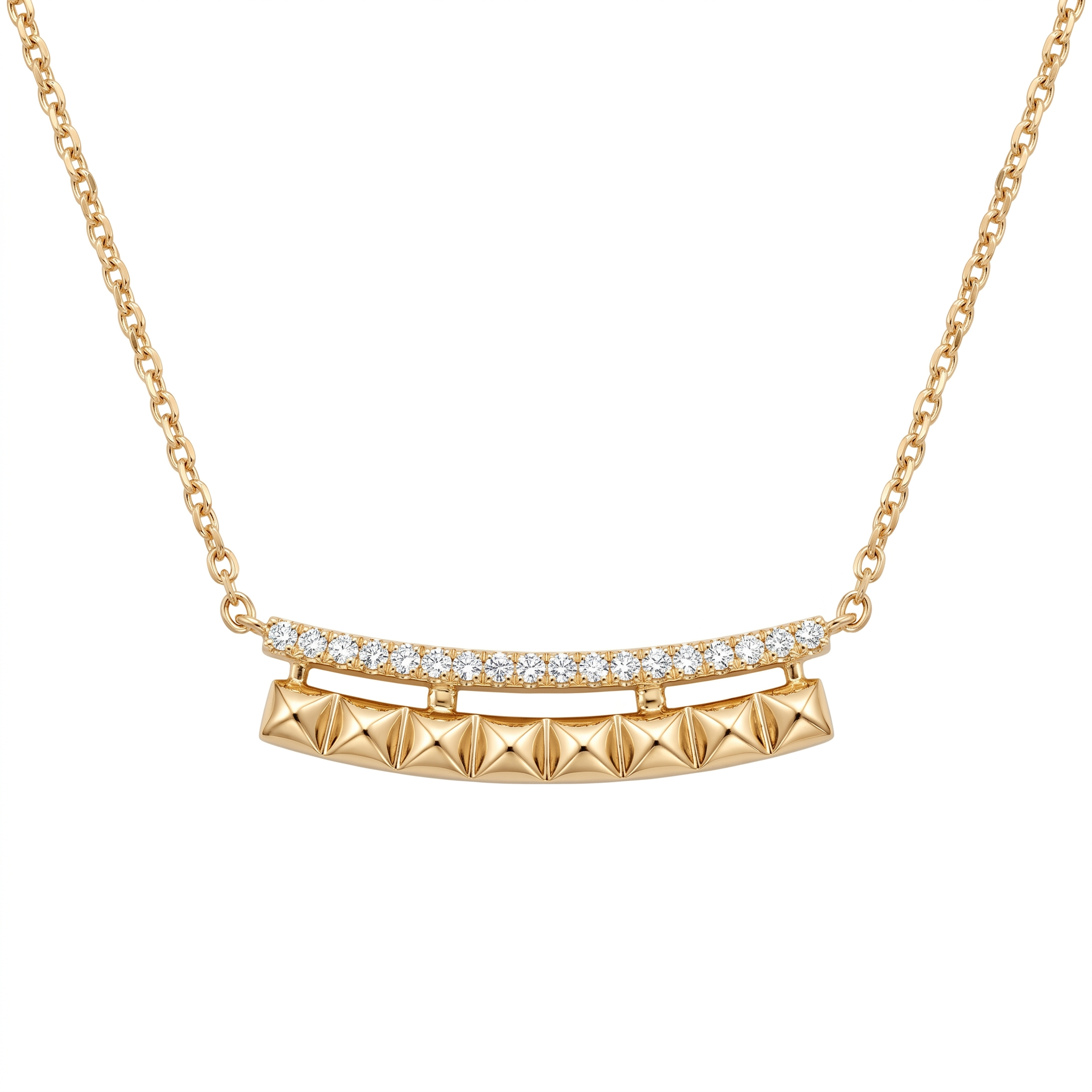 Diamond Yellow Gold Necklace