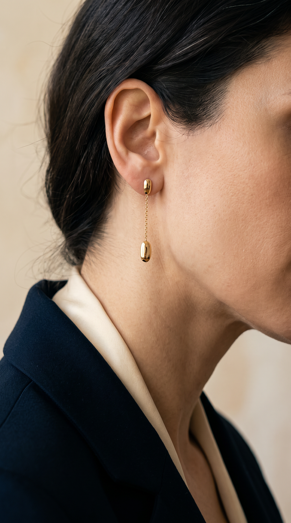 18K Yellow Gold Dangle Earrings