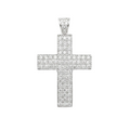 Diamond White Gold Cross Pendant