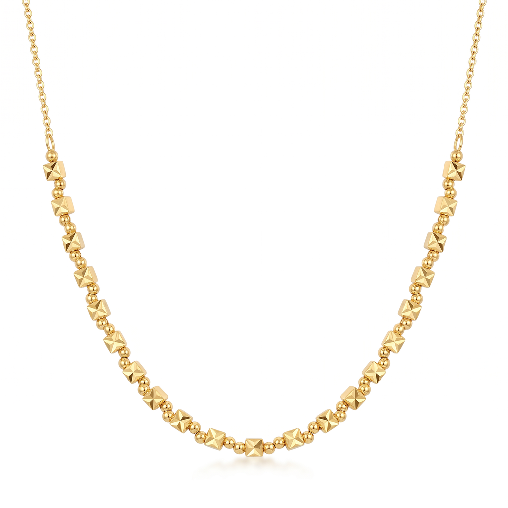 18K Yellow Gold Chain Necklace
