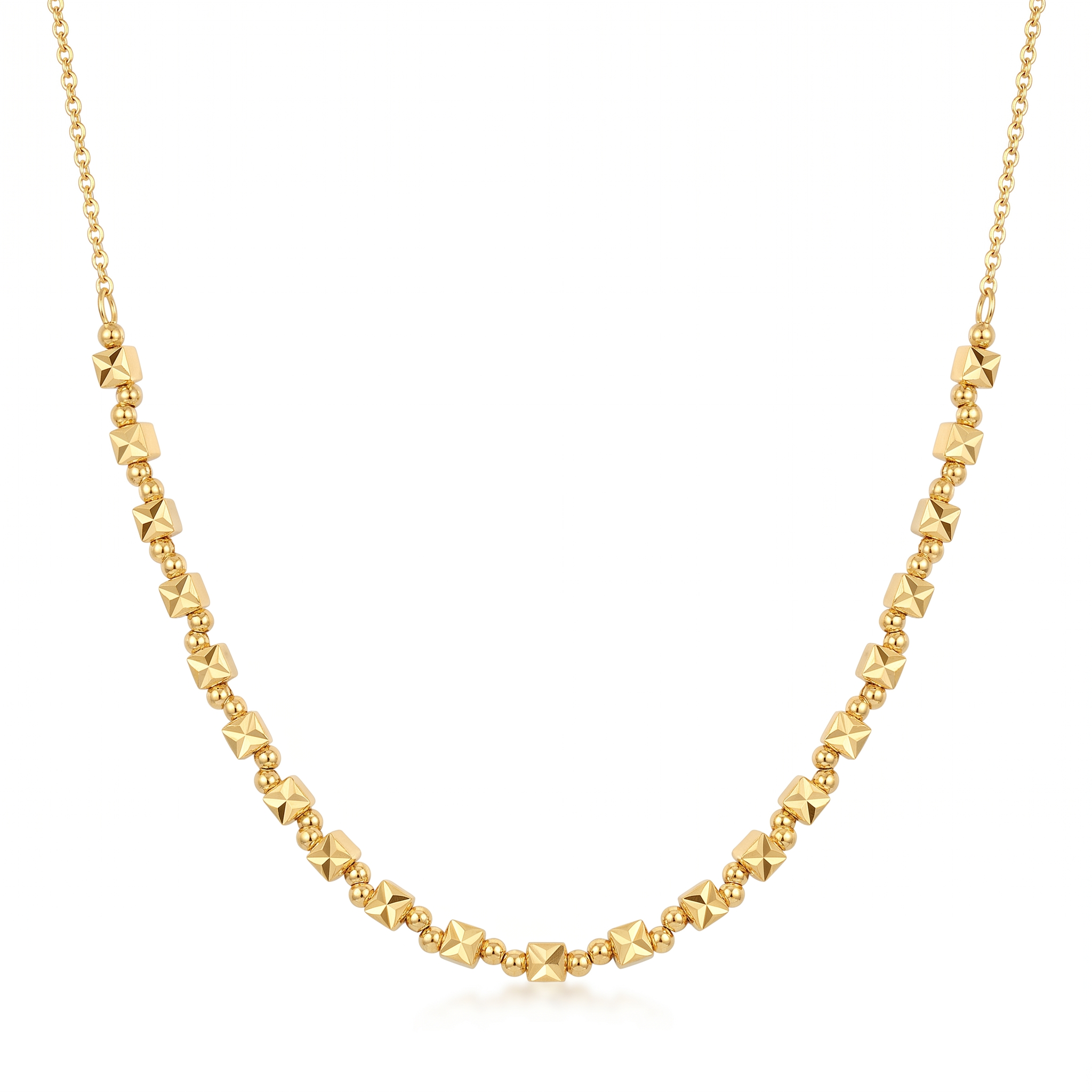 18K Yellow Gold Chain Necklace