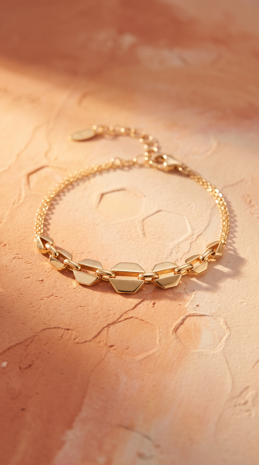 18K Yellow Gold Double Chain Bracelet