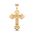 18K Yellow Gold Crucifix Pendant