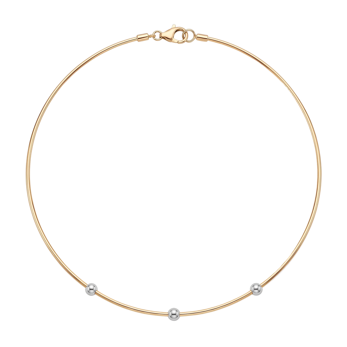 18K Gold Choker Necklace