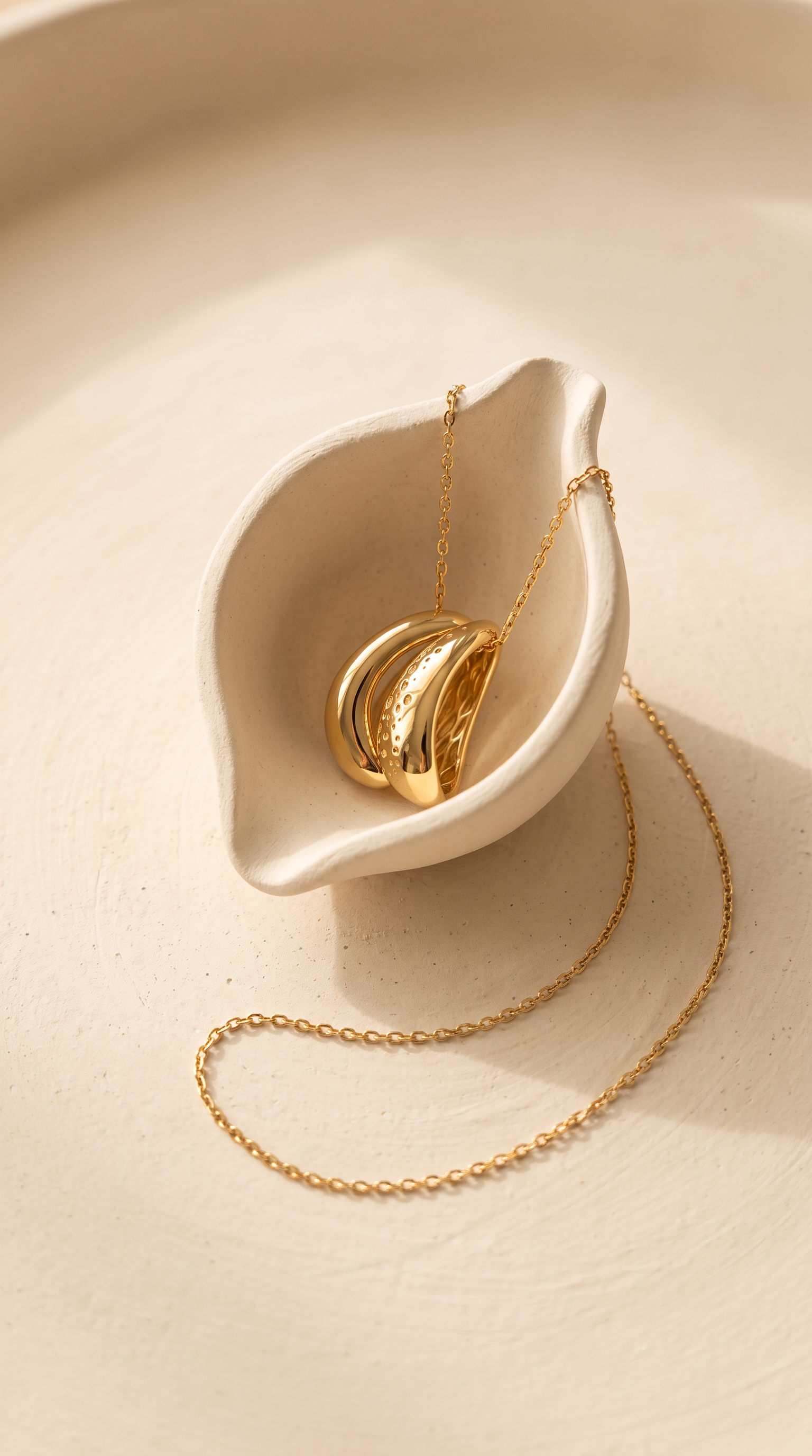 18K Yellow Gold Chain Necklace
