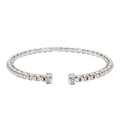 Diamond White Gold Cuff Bracelet