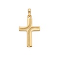 18K Yellow Gold Cross Pendant