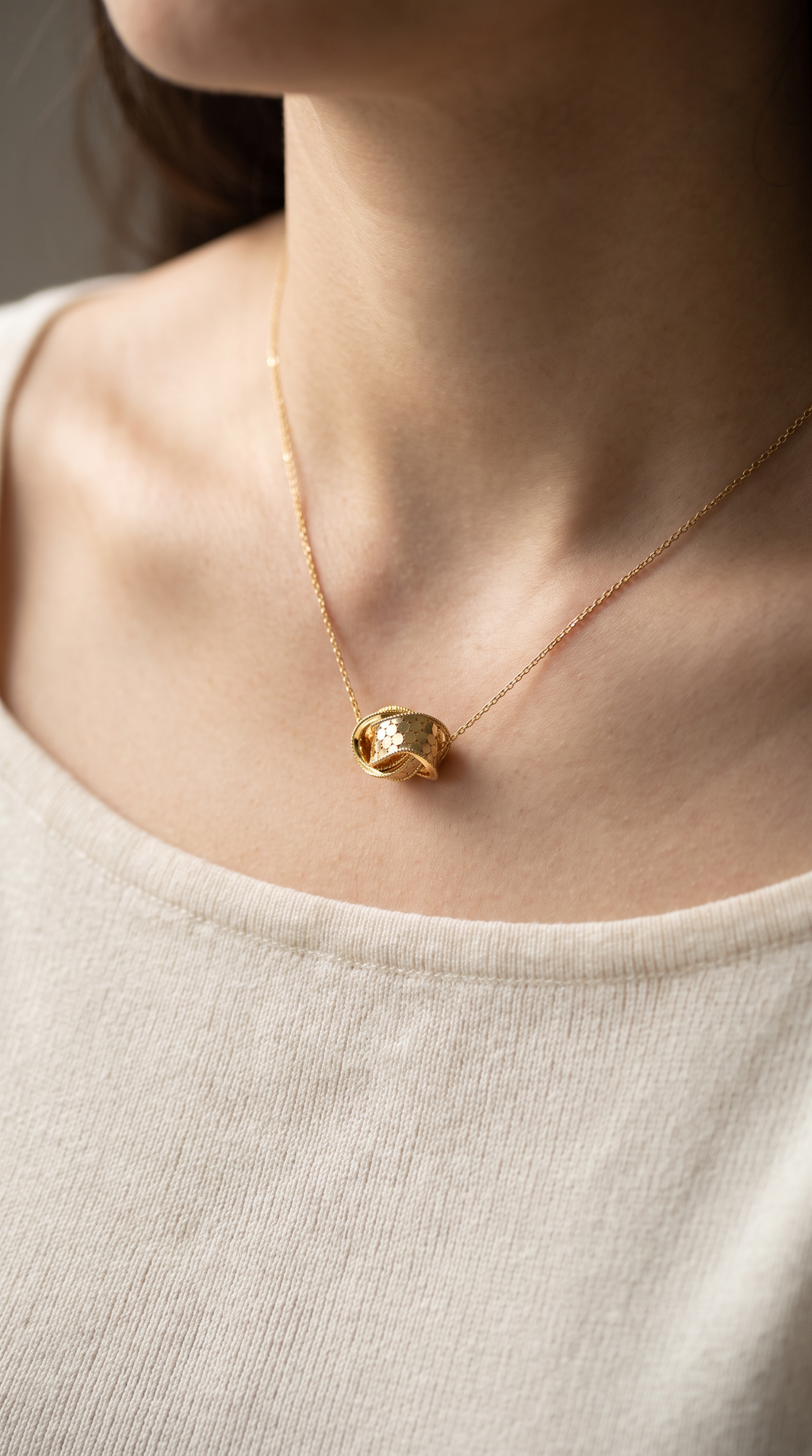 18K Yellow Gold Chain Necklace