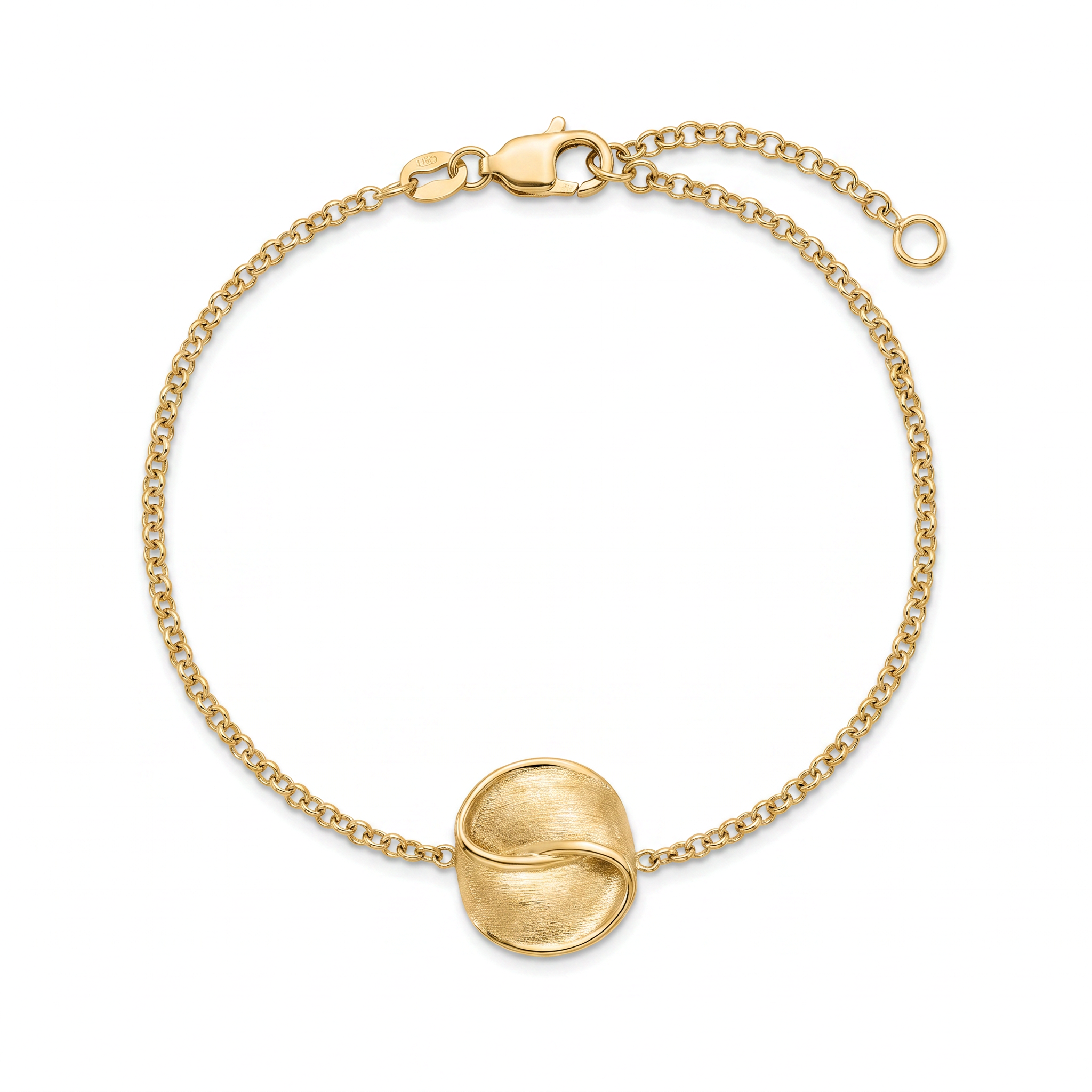 18K Yellow Gold Chain Bracelet